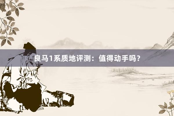 良马1系质地评测：值得动手吗？